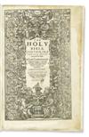 BIBLE IN ENGLISH.   The Holy Bible, Containing the Old Testament and the New.  1634